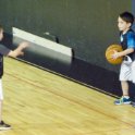 Nick throws the ball inbounds